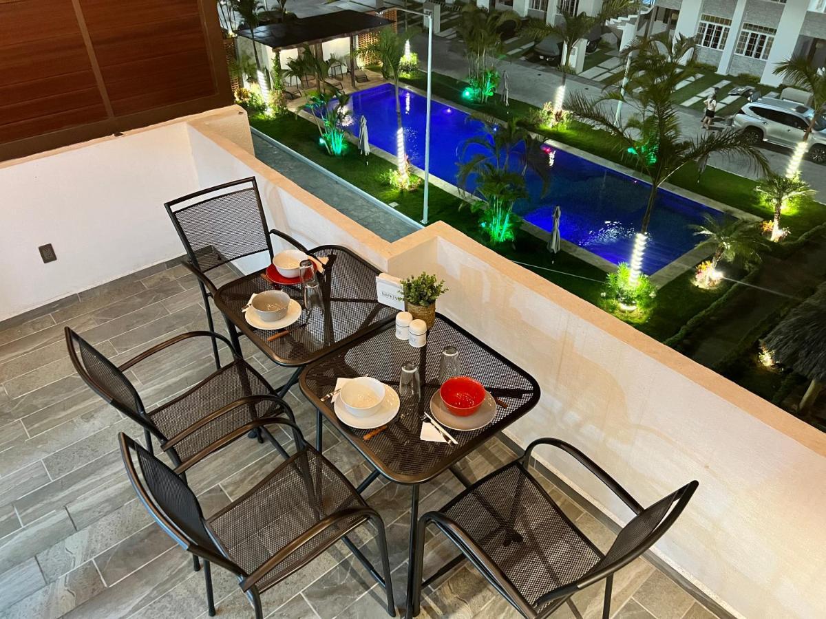 Penthouse Manzanillo Exclusivo Con Alberca Apartamento Exterior foto