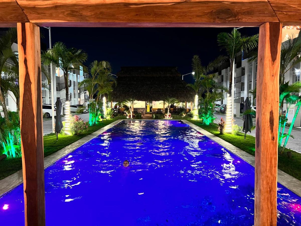 Penthouse Manzanillo Exclusivo Con Alberca Apartamento Exterior foto